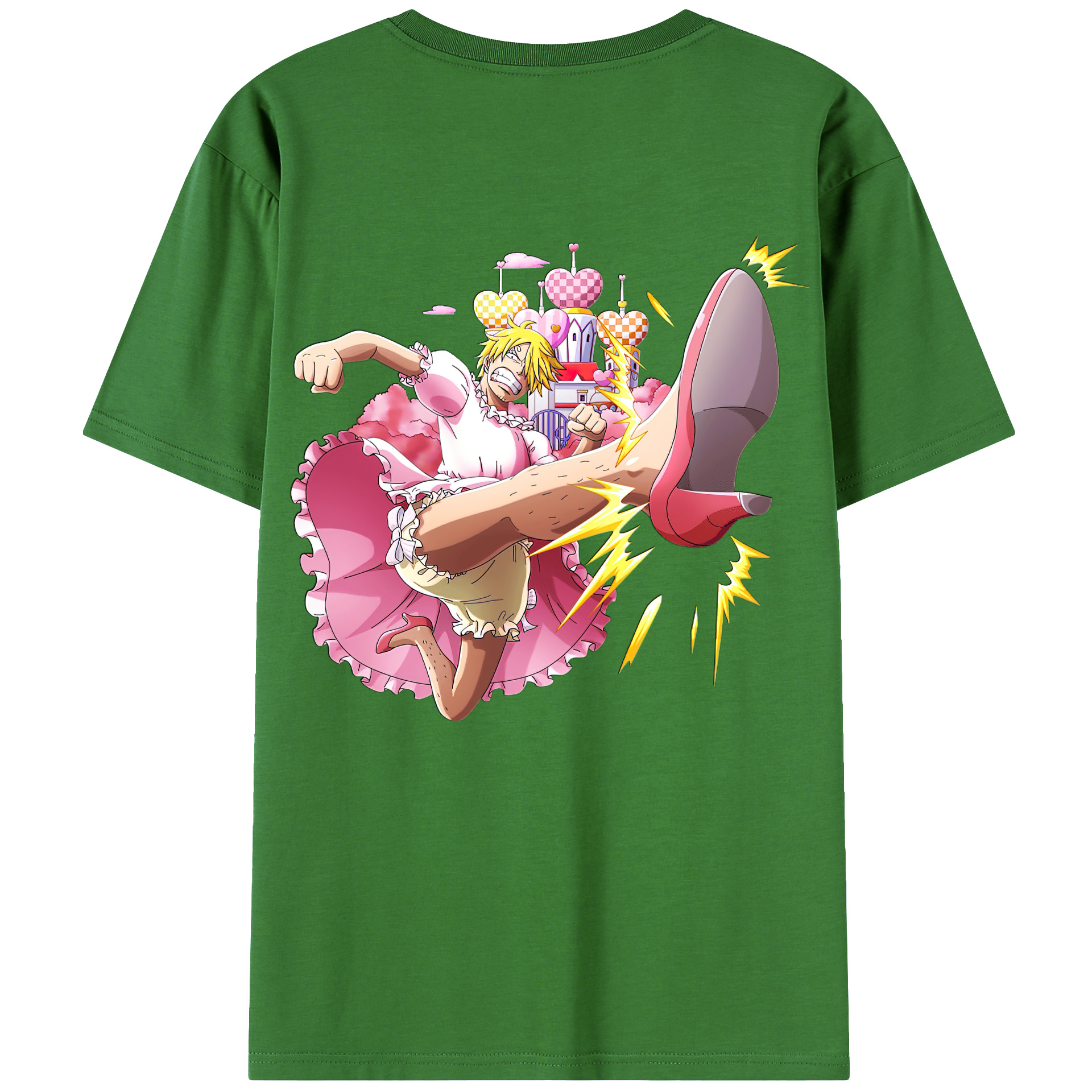 （画像用） ワンピース サンジ ONE PIECE Sanji レディース半袖Tシャツ(バックプリント)